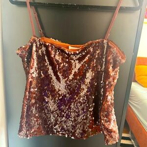 Top Shop Sequin Shirt